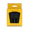 CUESOUL Integrated Flight and Shaft ROSTAK57 T19 Series Two Tone Two Material Mix Kite Shape Black 3 Pieces Set CS-AK57FZ1M