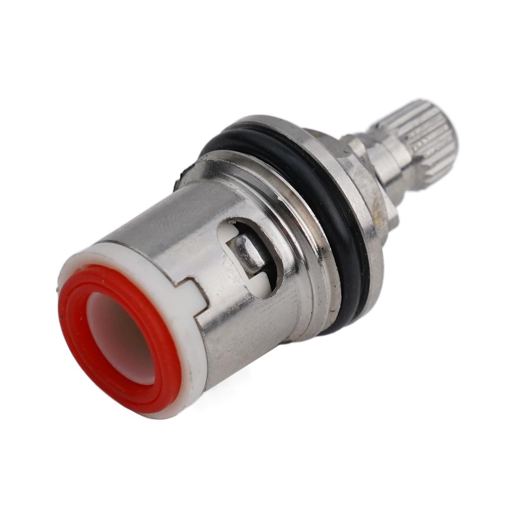 Plumbing Valve Cartridge 43 22 Mm 20 Tooth Easy Installation 304 Stainless Steel Bath Kitchen Faucet Valve Cartridge Parts