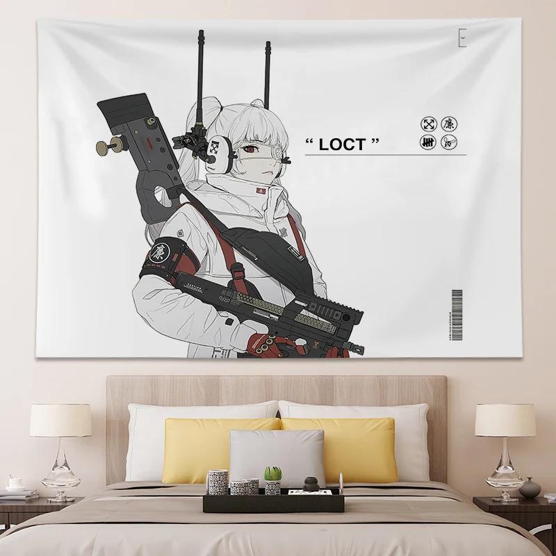 Japanese Teen Room Decoration Posters and Prints Kawaii  Anime Large Tapestry Bedroom Wall Murals Customizable