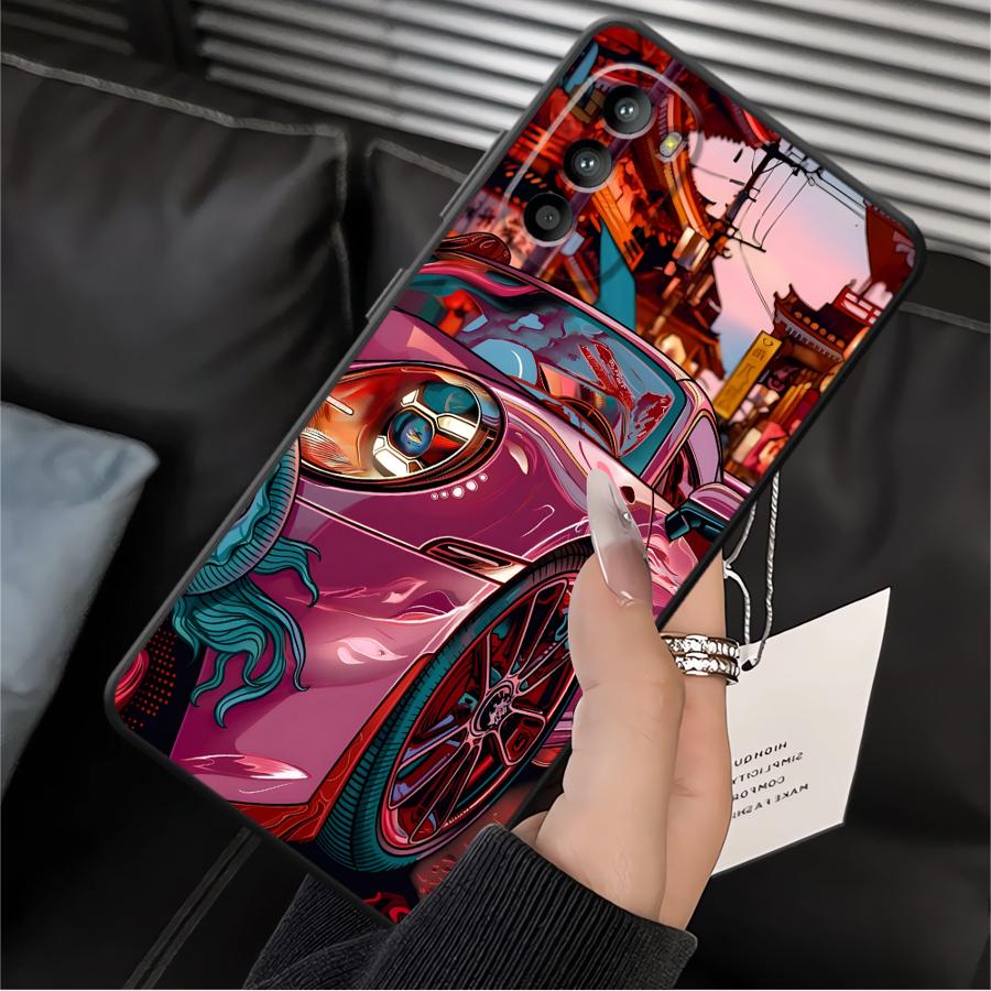 Phone Cover Case for Motorola Moto G52 G71 G50 G60s G22 Edge40 G53 G30 Edge 20 Pro 30 Lite G51 G73 G32 Cool Car