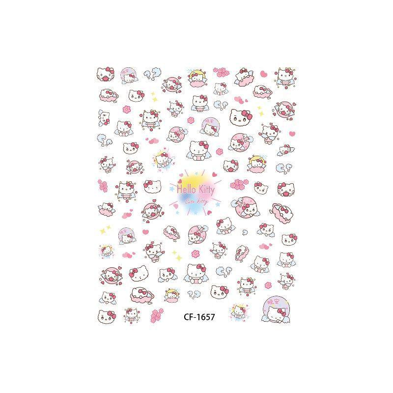 Custom Cute Cartoon Embossed Nail Art Stickers