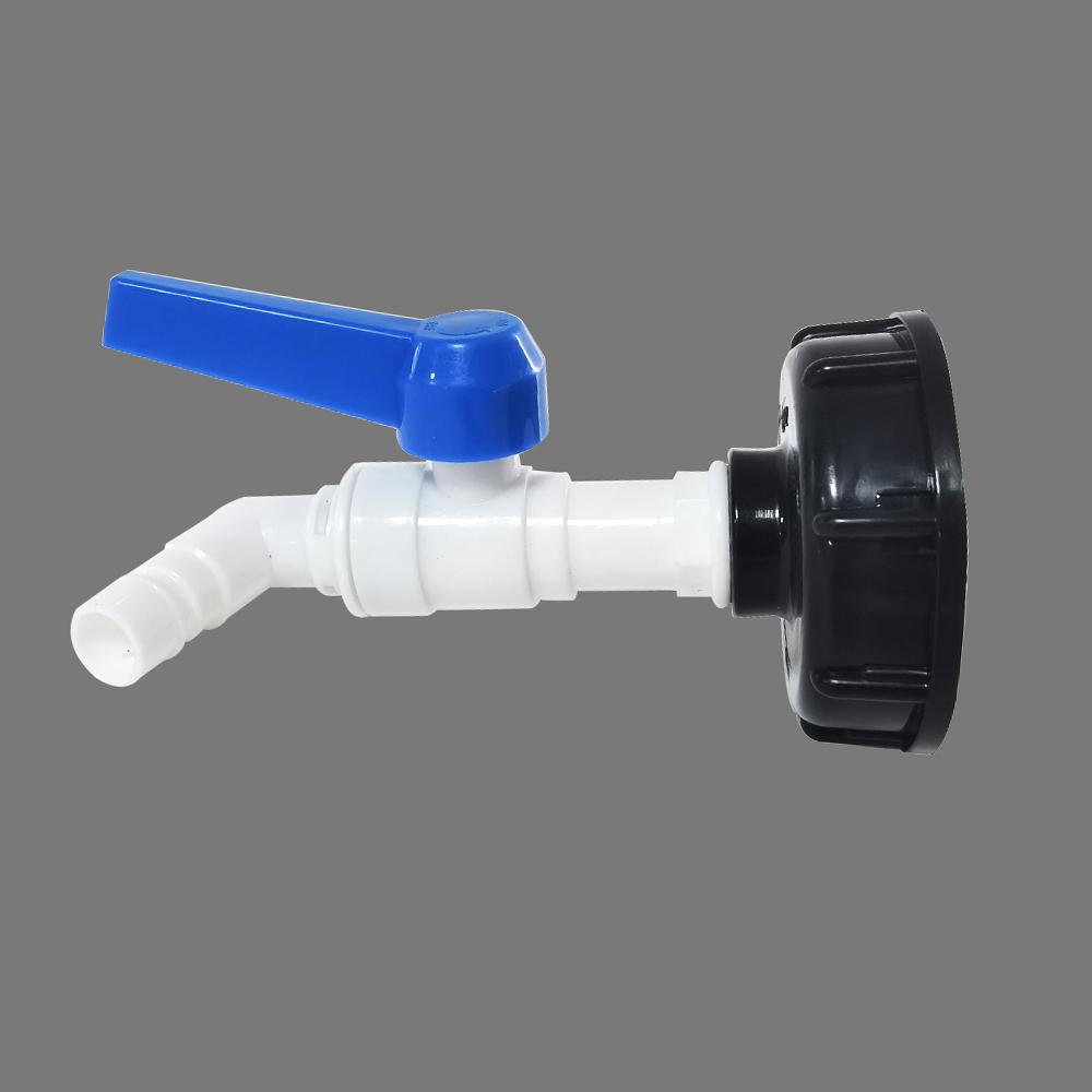 IBC S60*6 water tank 1/2'' adapter 360 ° rotary faucet water outlet device kit Garden irrigation faucet Garden water pipe joint