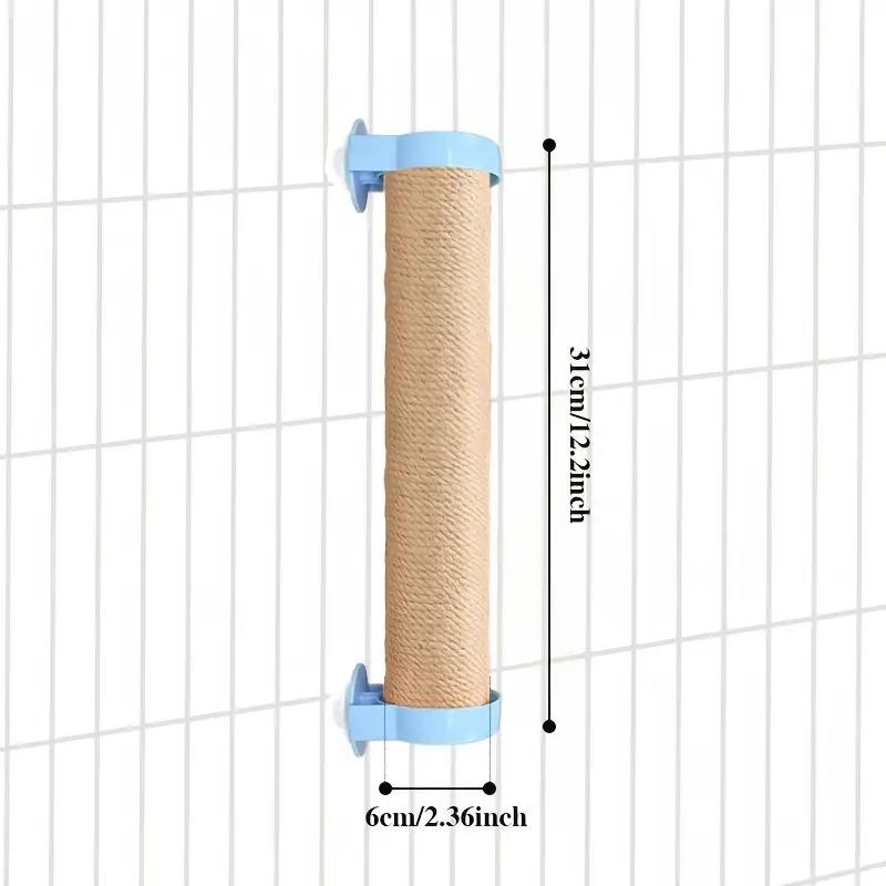 Natürlicher Sisal-Kaninchen-Kratzbaum, verstellbarer Winkel-Kratzpfosten, interaktives Kletterspielzeug für Kaninchen Katzen