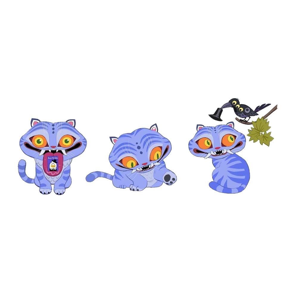 K-Pop Demon Hunters Tvåfärgad Derpy Tiger Mugg