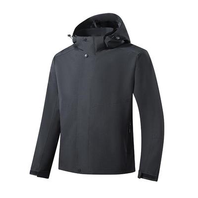 2025 Men's Waterproof Outdoor Jacket with Detachable Hood - Autumn Collection