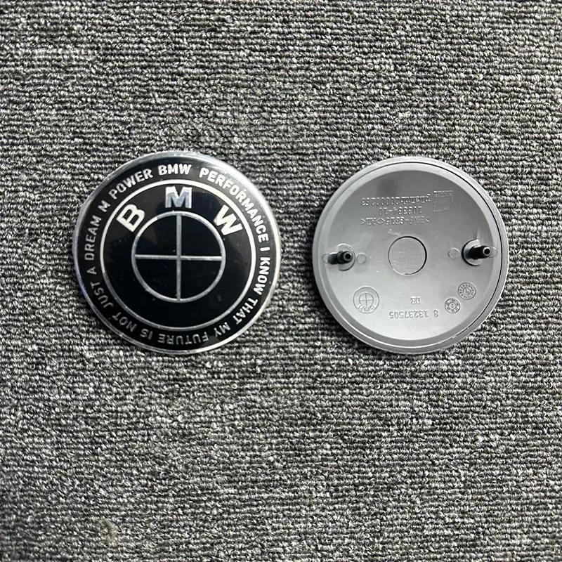 1 Stück Für Bmw E36 F20 E91 E53 E46 E39 E38 E90 E60 X1 X3 X5 X6 X7 Aufkleber Emblem 82mm 74mm Motorhaube Vorne Hinten Kofferraum Logo