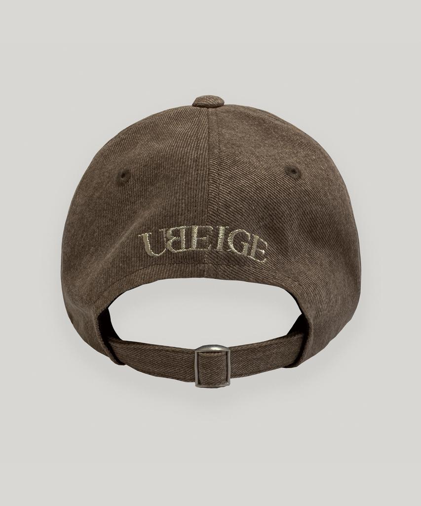 UBEIGE Ribbon Pigment Ball Cap (Brown)