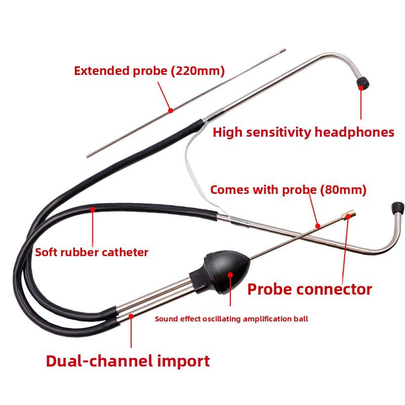 Xiaomi Professional Car Cylinder Stethoscope Auto Engine Block Diagnostic Tool Mechanics Hearing Device Automotive Repair noise Tool