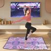 Double Dancing Mat Double User Family Game Mat with Wireless Controller Musical Dance Mat Non-Slip Somatosensory Dancing Mat