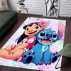 Tappeto con Fantasia Stitch Carino - Antiscivolo per Cucina, Tappeto da Esterno, Decorazione per Casa e Camera da Letto, Regalo di Compleanno