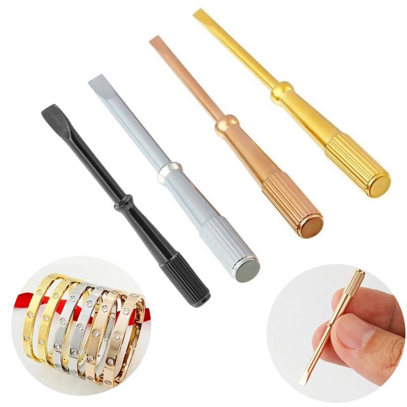 Portable Bracelet Screwdriver Bracelet Repair Screwdriver Tool 3 Steel Colors