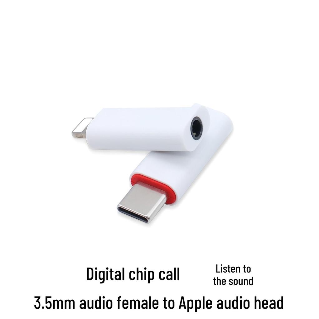 3.5mm Female to Type-C Audio Adapter for Apple & Huawei Devices - Compatible with 3.5mm Headphones