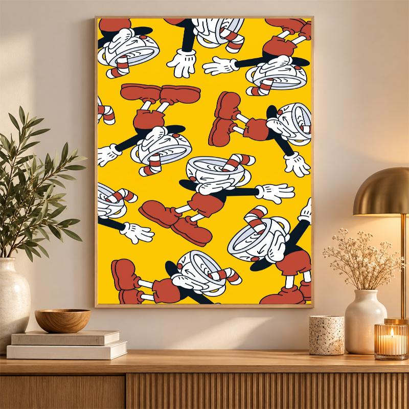 Cuphead Diamond Painting Kit 5D Full Drill DIY Diamond Mosaic Wall Art Home Decor