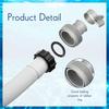 1.5in Diameter Pool Filter Pump Hose with Hose Adapters Pool Sand Filter Pump Hose for Intex Pool Sand Filter Pumps