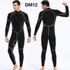 3mm Neoprene Full Wetsuit Men - Warm Long Sleeve Dive Suit Surfing Snorkeling Cold Water Swimming