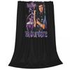 Duki Hip Hop Rapper Fleece Throw Blanket Blanket For Bed Bedroom Ultra-Soft Plush Thin Quilt