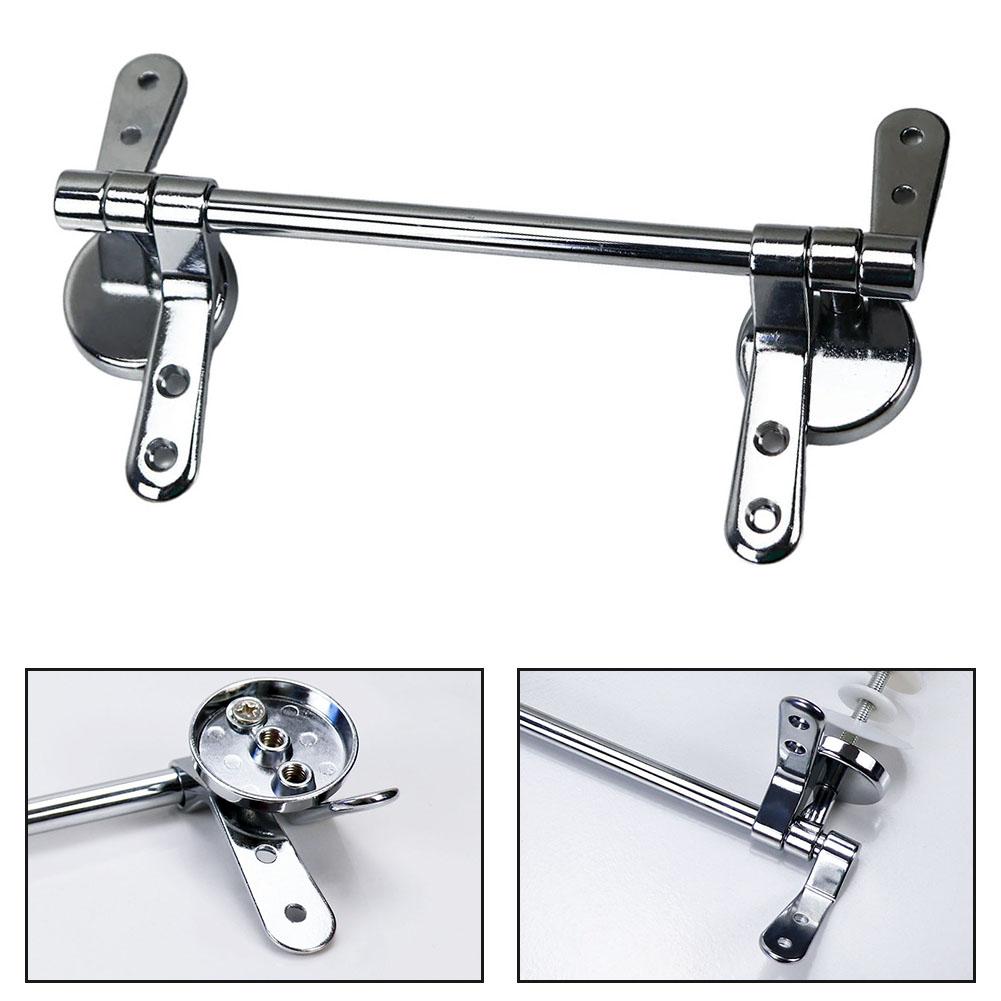 Toilet Seat Hinge Connecting Rod Bathroom Repair Replacement Hinge Kit Zinc Alloy Home Toilet Seats Mounting Accessory