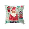 Merry Christmas Cute Santa Claus Print Pattern Cushion Cover Home Living Room Sofa Decoration Square Pillow Pillow Cover