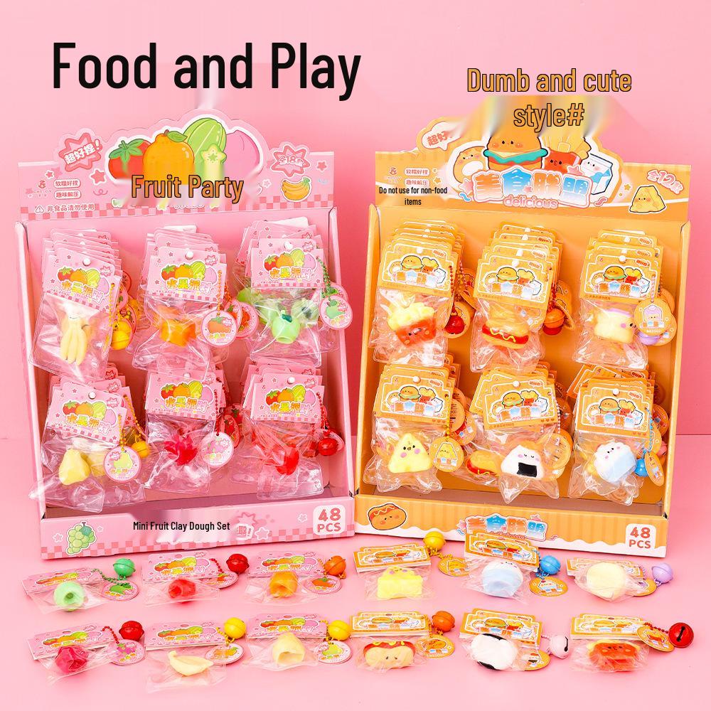 Cute Realistic Cartoon Food Squishy Toys: Slow Rebound Stress Relief Gifts for Children.