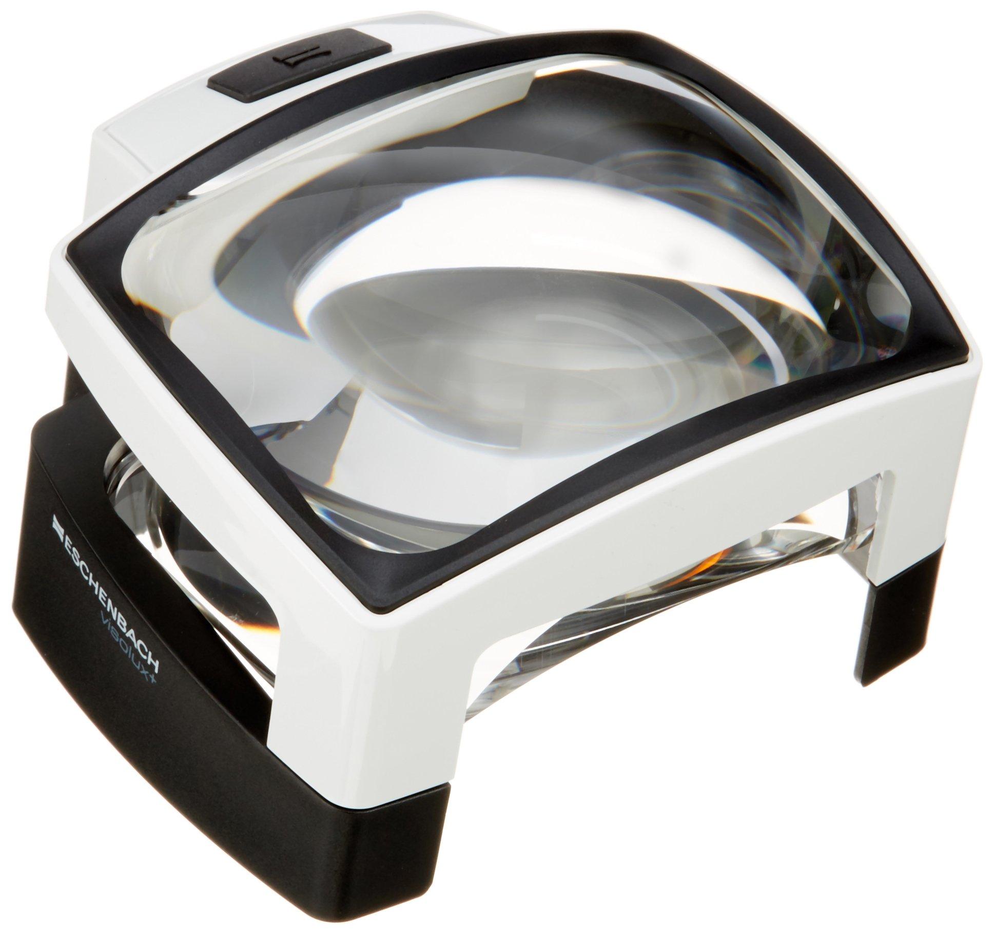 

ESCHENBACH Visorx Plus Desk Magnifier, 3x Magnification with LED Light, 1566