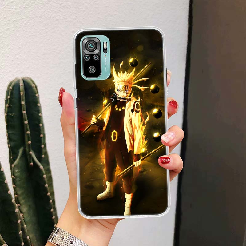 Naruto Anime Uzumaki For Xiaomi Redmi Note 10S 10 11S 11 9S 9 8T 8 Pro Phone Case 11T 5G 11E 9T 7 6 5 5A 4X Fundas Cover Coque X