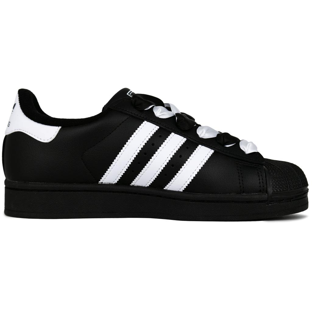Adidas Originals Superstar 2 Shell Head Black Legend Leather Abrasion Resistant Breathable Low top Skateboard Shoes JI0079(Team1664-)