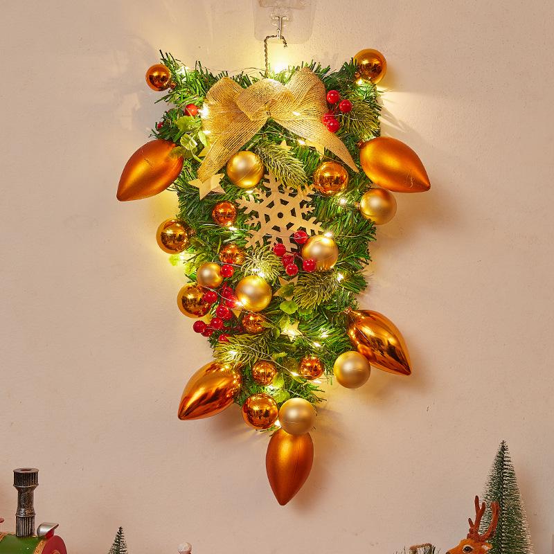 Christmas Door Wreath & Holiday Ornament for Festive Decor