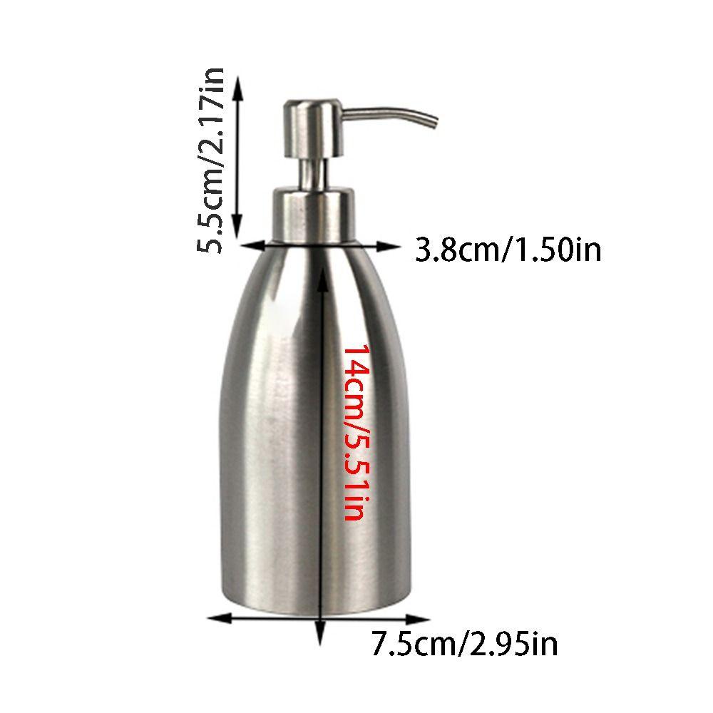 Silver Liquid Lotion Storage Bottles 500ml Shower Gel Bottles  Household