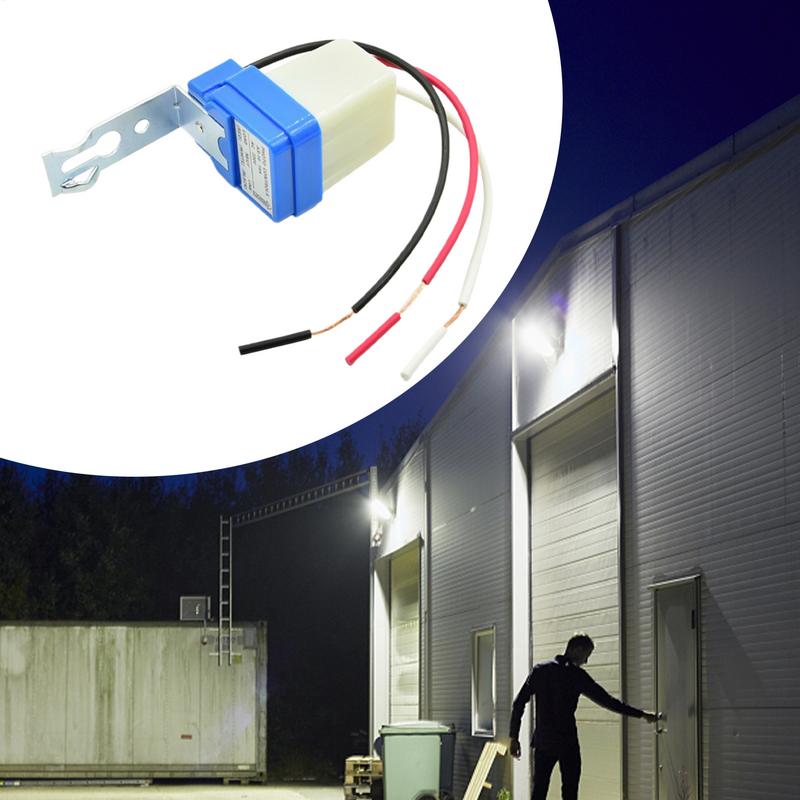 Senzor Fotoelectric Control Automat Senzor de Lumină Senzor Fotoelectric Multifuncțional de Exterior Senzor Celulă Fotoelectrică Amurg Până în Zori Senzor Zi Noapte