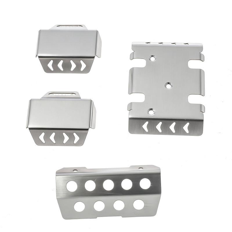 FOR RGT LC Racing LC79 1/10 86160 Chassis Armor Guard Set 4PCS Skid Plate & Frame Upgrade Parts for RC Crawler Car