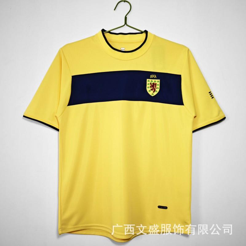 Vintage Scotland National Team Football Jersey Retro Replica Soccer Shirt Quick Dry Breathable Sportswear