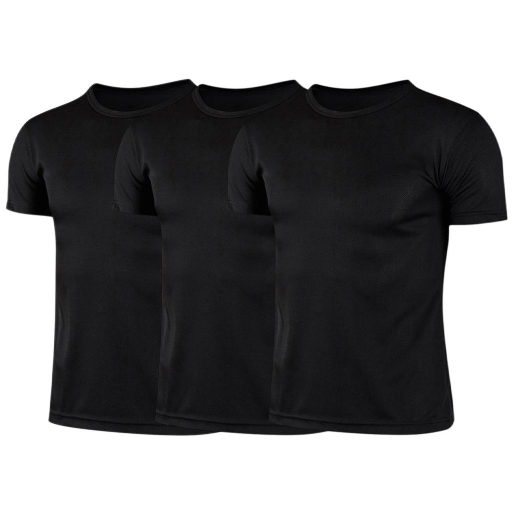 Barn 3 st. Rash Guard UPF 50+ UV Solskydd T-shirt Snabbtorkande Simtopp Löpning Sport Atletiska T-shirts