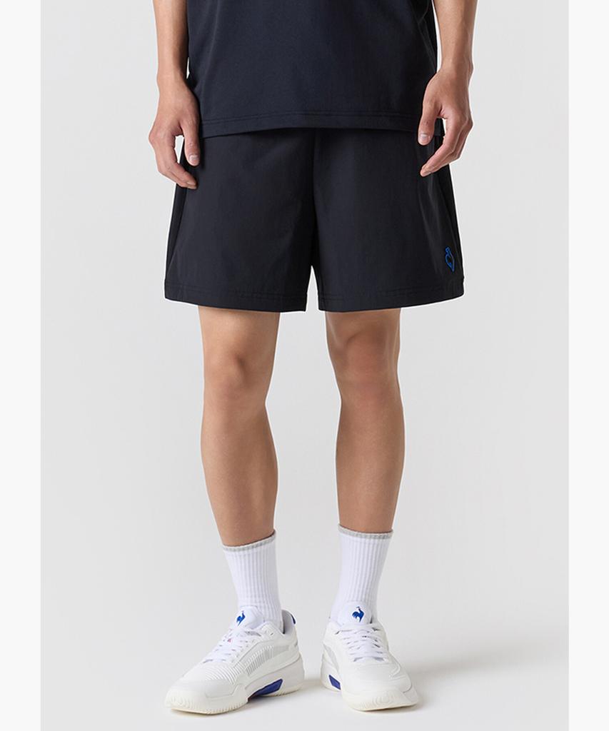 LECOQ Unisex Regular Fit 3.5-Length Shorts - Black (Qq123Thp31) (A Type)