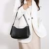 IELGY Korean Version Crescent Bag Fashion Texture Shoulder Bag Large Capacity Retro Underarm Bag Portable