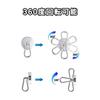 Harukita Magnetic Hooks, Carabiner, Mountaineering Hook Magnet, Metal Neodymium Magnet, Kitchen, Outdoor, Camping, Wall Mounting, 25mm Diameter, Silve