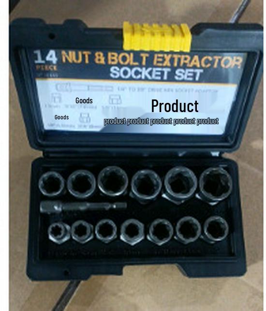 Special Offer: 5-Piece & 13-Piece Nut Extractor Sets, Chrome Molybdenum Steel, Forged for Durability