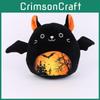 Cat Halloween Print Bat Plush Toy Animal Stuffed Doll Gift Home Decorations 32cm