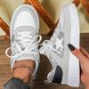 Trendy Women Board Shoes Walking Flats Fashion Sequin Casual Sneakers Daily Versatile Leisure Shoes Breathable Flat Shoes