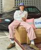 Iuteu Color Carpenter Pants / Pink