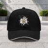 Paw Print Graffiti Baseball Cap Adjustable Curved Brim Outdoor Sports Golf Hat Unisex