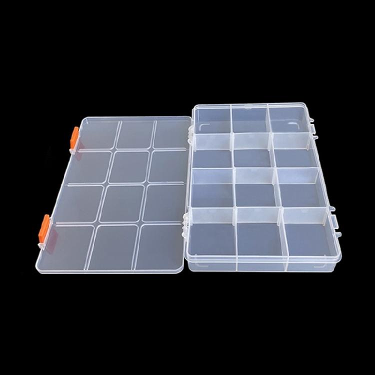 Fishing Tool Box Storage Case Plastics Fishing Tackle Box with Dividers Baits Lures Organizers Tray Easy to Carry