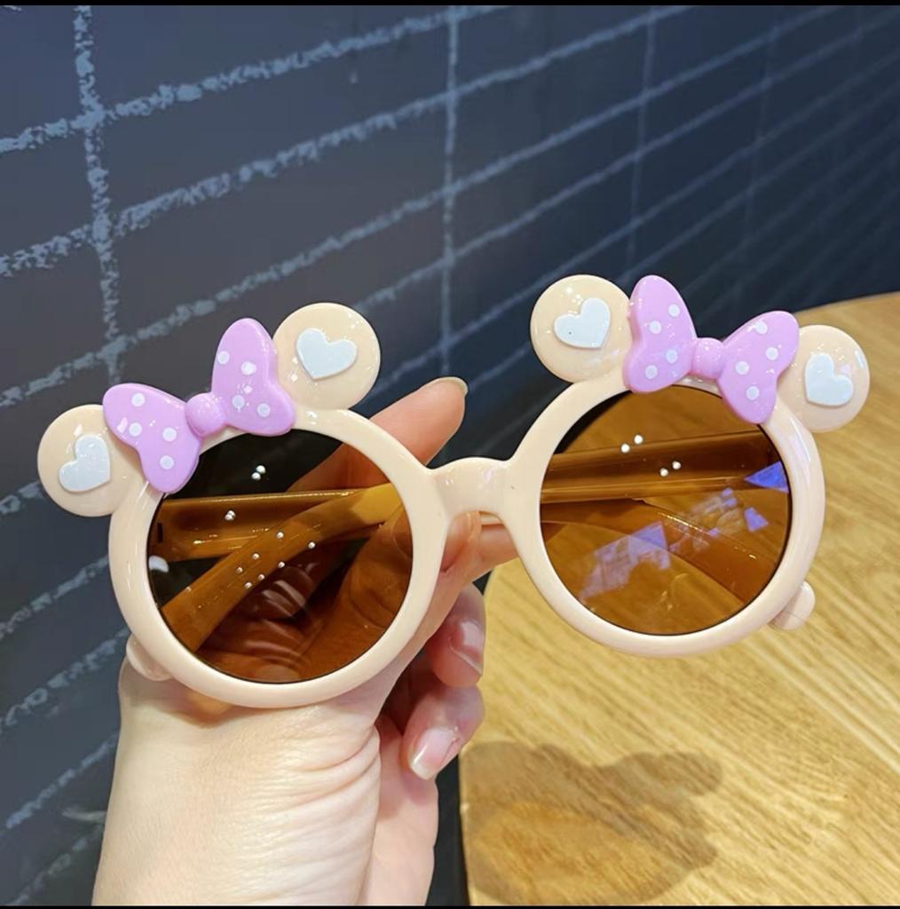 Bunny Children'S Sunglasses Baby Cute Sunglasses Uv Protection Cartoon Super Cute Bow Glasses Women