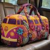 3D VW Bus Retro Travel & Gym Bag: Trendy Short-Distance Fashion