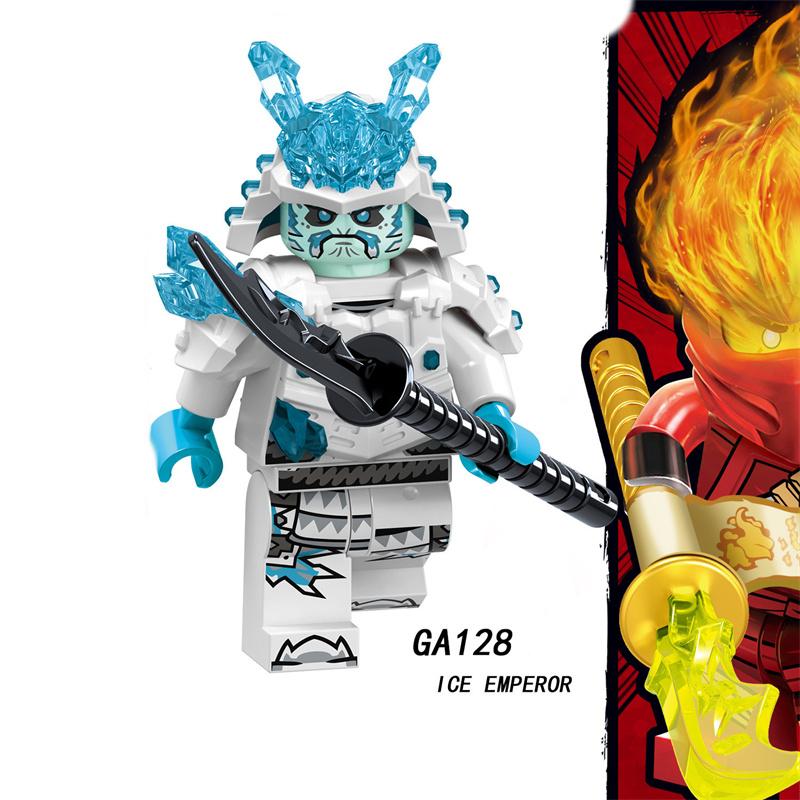 

MOC креативная одиночная продажа A001-008 GA123-130, серия фильмов, рождественские детские собранные подвижные строительные блоки, мини-игрушки