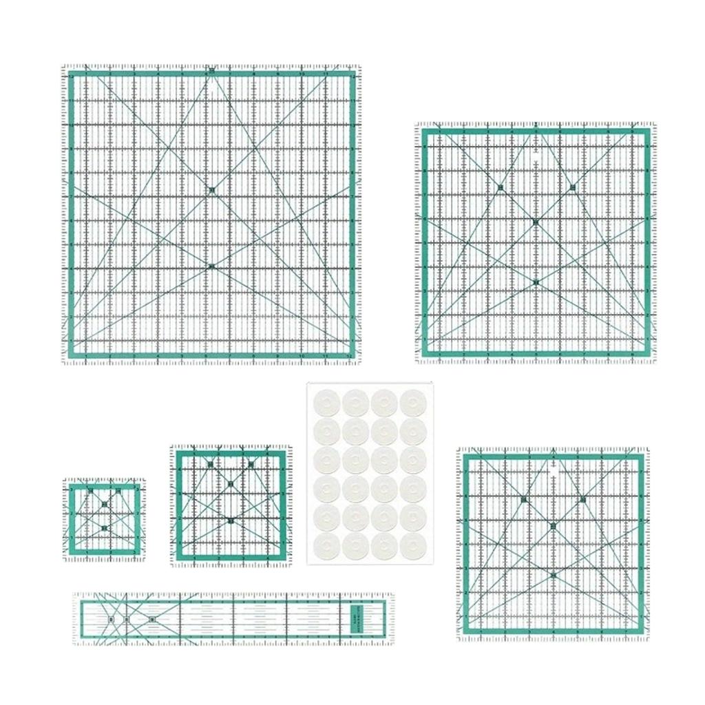 Professional Acrylic Quilting Ruler With Measurement Markings Patchwork Templates For Fabric Cutting Sewing Project