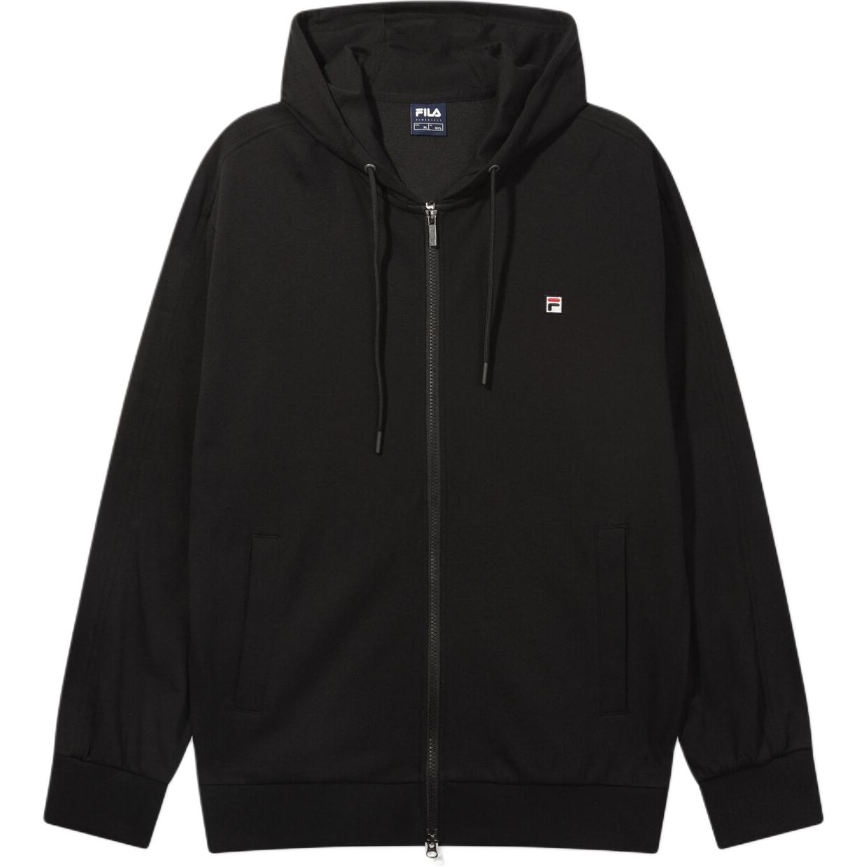 FILA Sweatshirts Unisex Black Hooded Moderate FS261FT01X006001 XL(105)