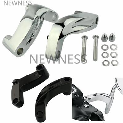 Kit Adaptador de Espejo Retrovisor Lateral para Motocicleta Para Harley 2006-2014 Elevador de Espejo de Motocicleta Adaptador de Extensión de Reubicación
