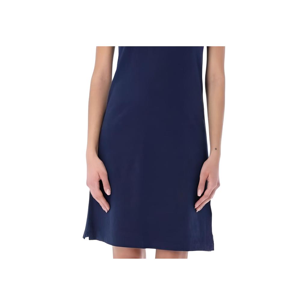 Polo Ralph Lauren Logo Embroidered Cotton Short Sleeve Dress Women Dresses 211570229-001