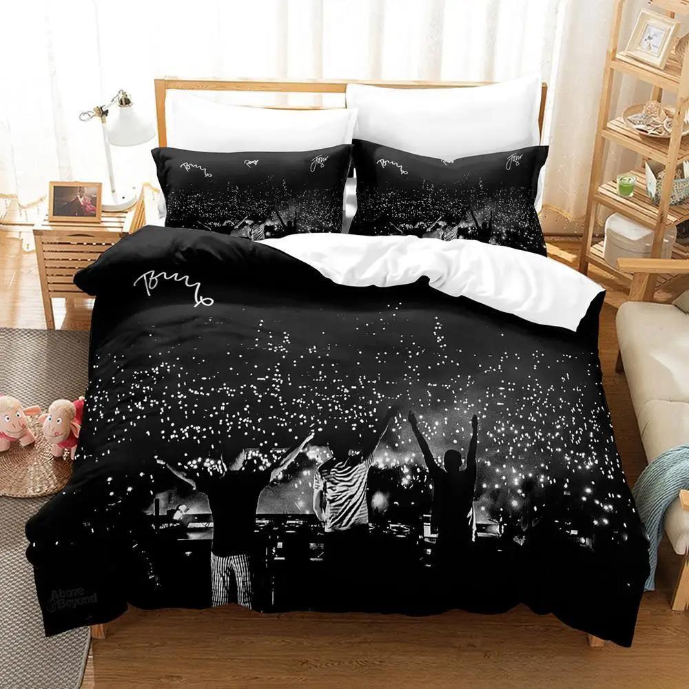 Druk 3D Zespół Muzyczny Above & Beyond Zestaw Pościeli Chłopcy Dziewczynki Rozmiar Twin Queen Poszwa na Kołdrę Poszewka na Poduszkę Łóżko Dzieci Dorośli Tekstylia Domowe