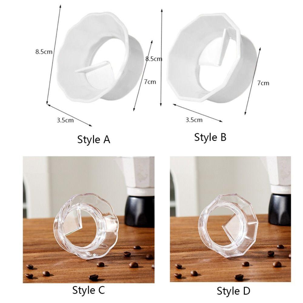 65mm Rotary Powder Dosing Ring Anti-spill Coffee Powder Distributor Moka Pot Tamper  Office